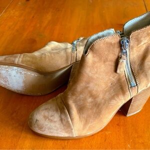 Rag & Bone Light Brown Suede Ankle Margot Boots
